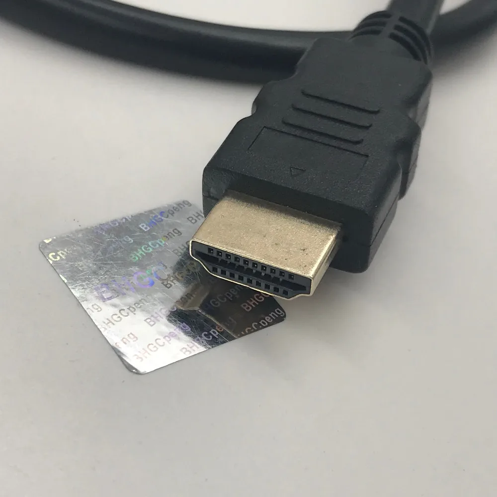 HDMI сплиттер 3 входа 1 из тройной Женский к Мужской высокоскоростной 3F-M сплиттер золотистое соединение тонкой работы