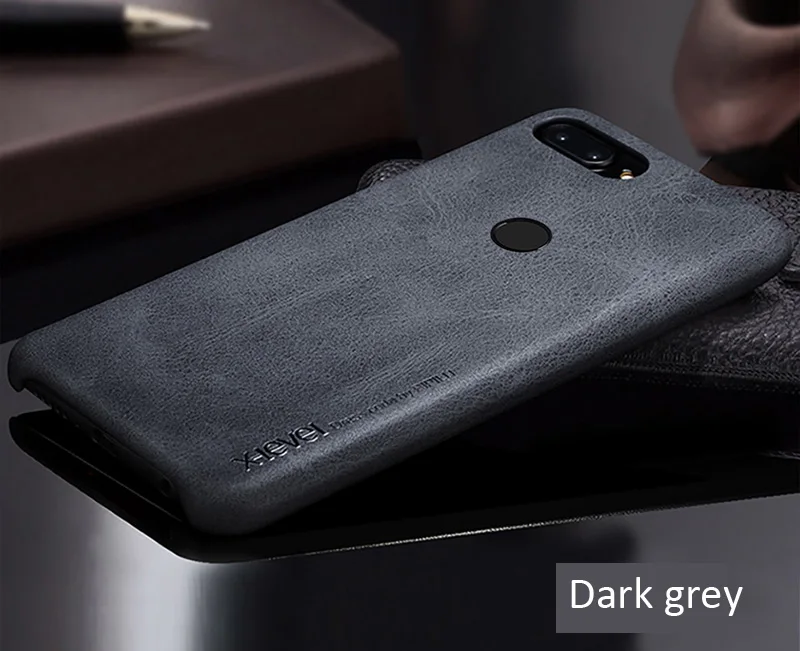 Dark grey X-Level винтажный Чехол для Xiao mi 8 mi 8 Se Lite Ретро X Level Матовый кожаный защитный чехол - Цвет: Dark grey