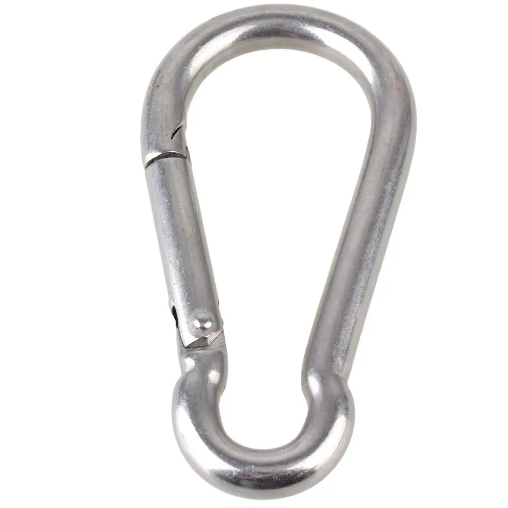 Многофункциональный карабин с пружинной застежкой из нержавеющей стали марки 304