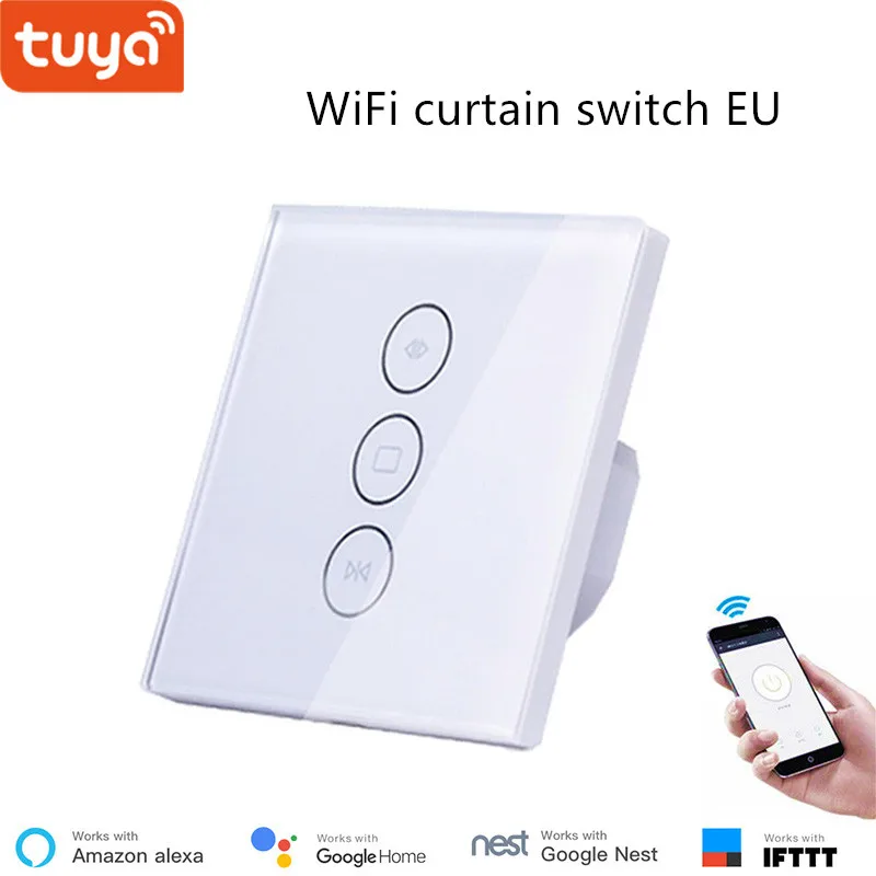 Переключатель для штор Smart life tuya Wi Fi переключатель занавесок с управлением через