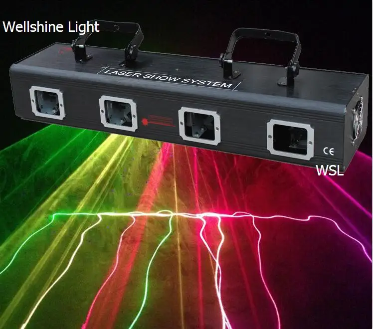 Бесплатная доставка 4 линзы лазер rgb полноцветный для продажи|laser light|laser light
