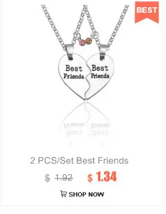 Модная новинка, подвеска в виде сердца, Подвеска для женщин, BFF, лучшая цепочка "друг", ожерелье, Taiji, животное, ожерелье в форме сердца, подвеска, подарок