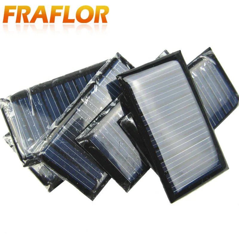 2 шт./лот 5 в 30 мА поликристаллическая солнечная панель маленький мини солнечный