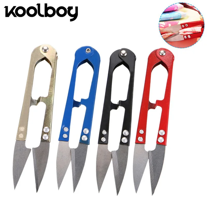 Шитые ножницы сверхострые лезвия из нержавеющей стали U образные Пружинные для