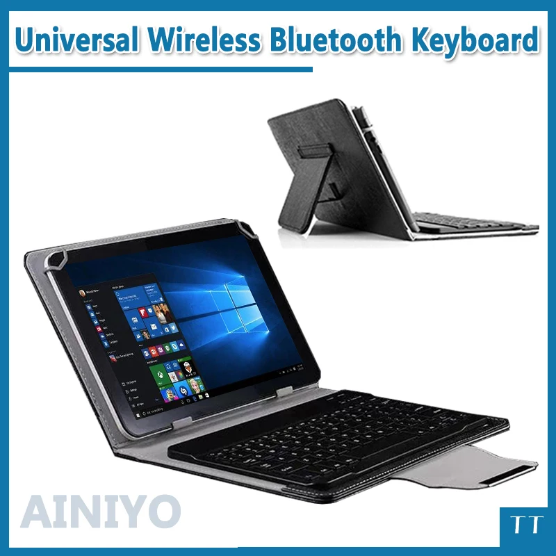 Универсальный чехол-клавиатура с Bluetooth для Teclast T10 T20 10,", Беспроводная Bluetooth клавиатура, защитный чехол+ бесплатные подарки