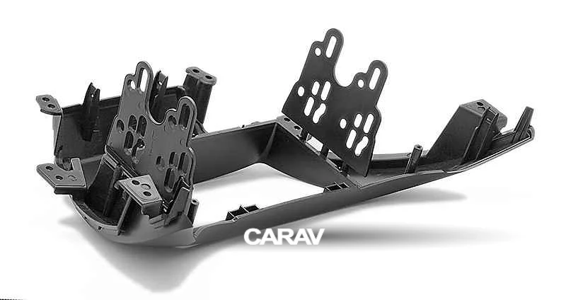 CARAV 11-183 автомобильный стерео радио установочная Рамка двойной Din в Dash Facia комплект фасции для HYUNDAI Elantra(MD), Avante(MD