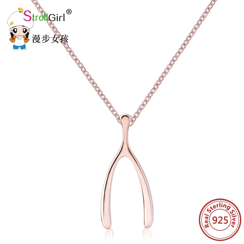 Мода ветка Подвески для Для женщин 925 серебро рога розовое золото Цвет Серебряные