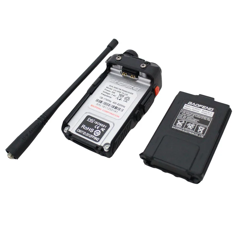 10 шт. BaoFeng UV-5RE Plus Talkie Walkie Dual Band VHF 136-174MHz & UHF 400-520MHz трансивер двухстороннее радио