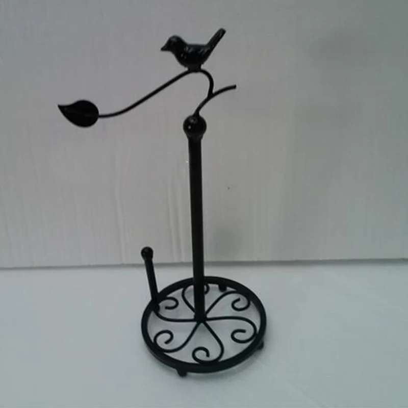 Metal Kitchen Tissue Holder Seat Type Roll Paper Towel Rack Household Stand Tools | Дом и сад