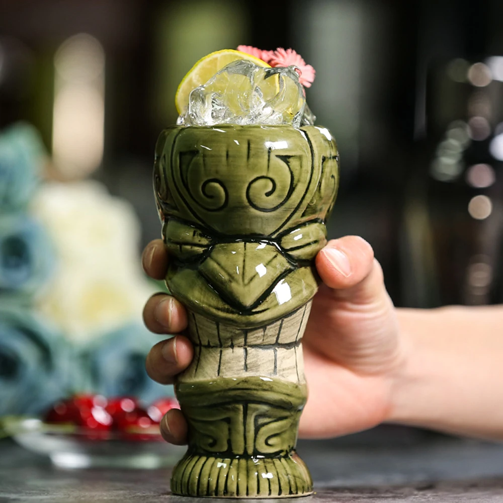 Tiki кружка для коктейля 1 шт. пива вина керамические кружки художественные ремесла