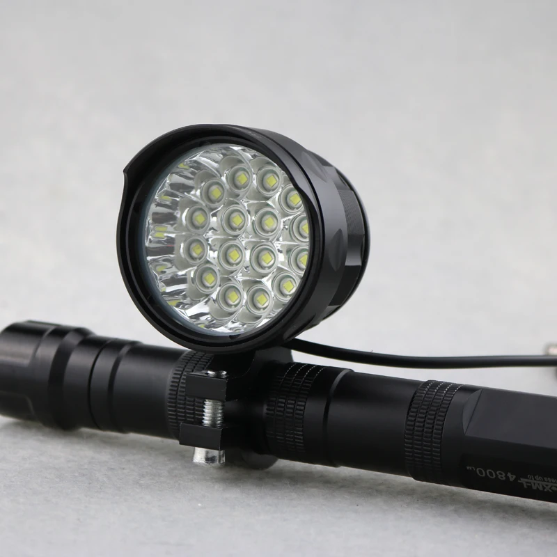 Перезаряжаемый 27000 люмен светодиодный светильник для велосипеда 16x Cree XML T6 велосипедный фонарь 16T6 светодиодный фонарь для шоссейного велосипеда с аккумулятором 18650