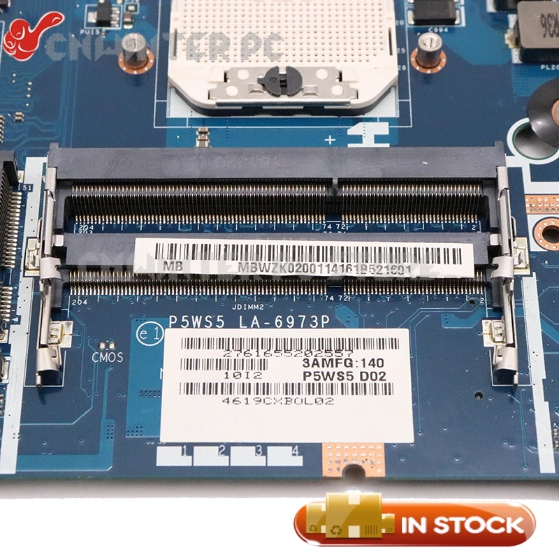 NOKOTION для шлюза NV55 NV55S материнская плата ноутбука P5WS5 LA-6973P MBWZK02001 MB.WZK02.001 HD6700M GPU |