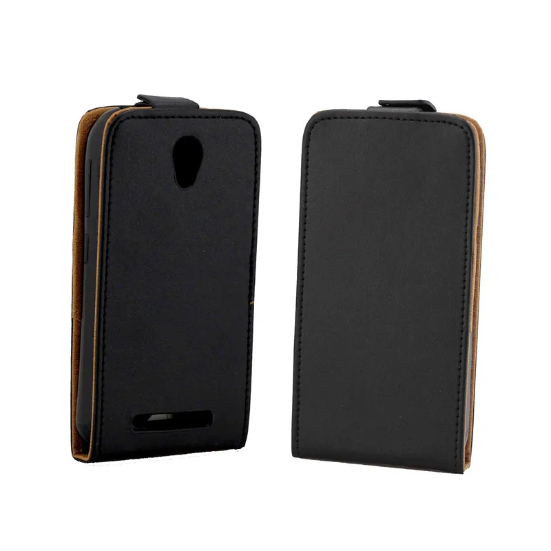 Бизнес кожаный чехол для Coque zte лезвие A110 Вертикальная откидная крышка Card Slot