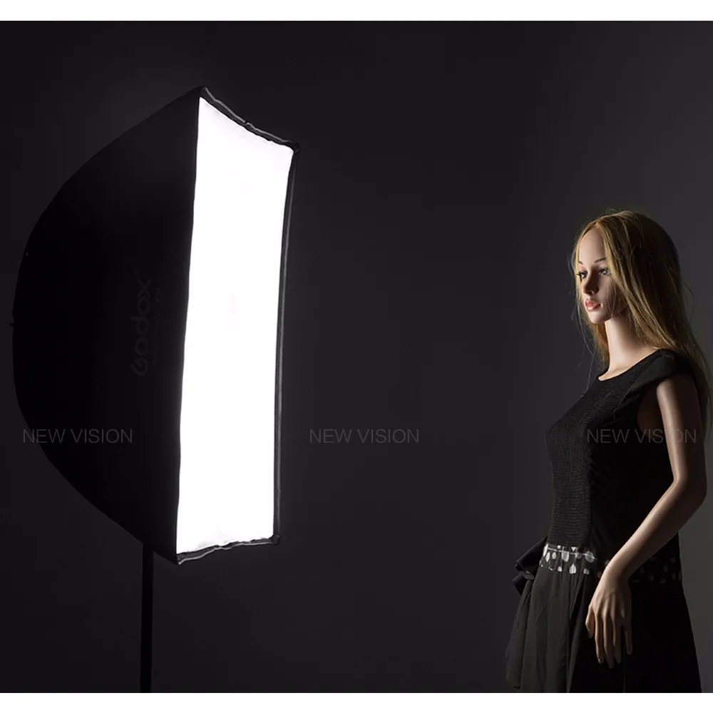 Godox портативный 60x90 см 2"* 35" зонт софтбокс для фотостудии отражатель для вспышки Speedlight(только софтбокс