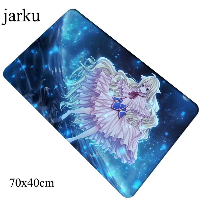 Size 700x400x3mm Коврик для мыши с изображением феи и хвоста 700x400x3 мм эргономичная компьютерная мышь игровой мат геймпад геймер для ноутбука игровой коврик для мыши офисный коврик для мыши - Цвет: Size 700x400x3mm