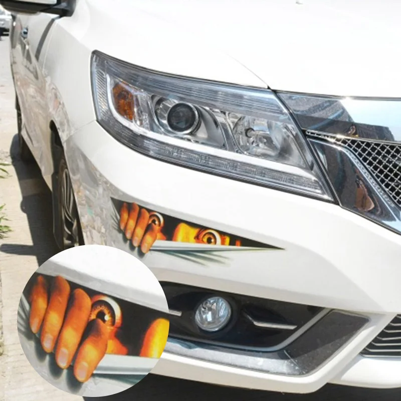 Реалистичный автомобильный 3D стикер креативная Модифицированная наклейка s Eyes