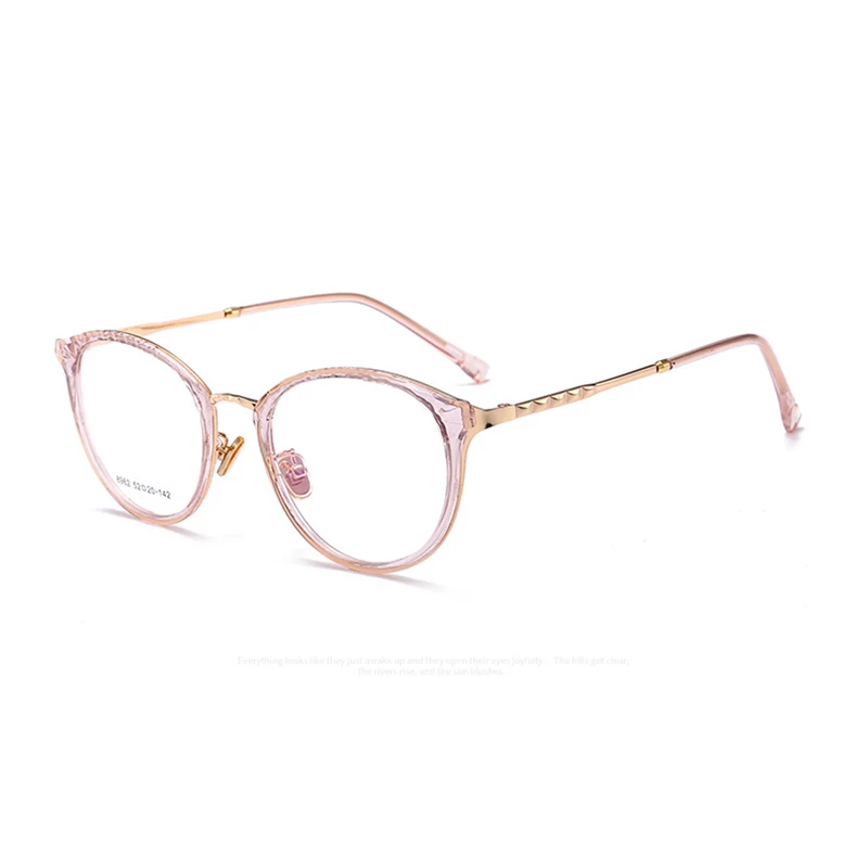 Mincl/модные круглая металлическая оправа очки прогрессивные для чтения TR90 в ретро