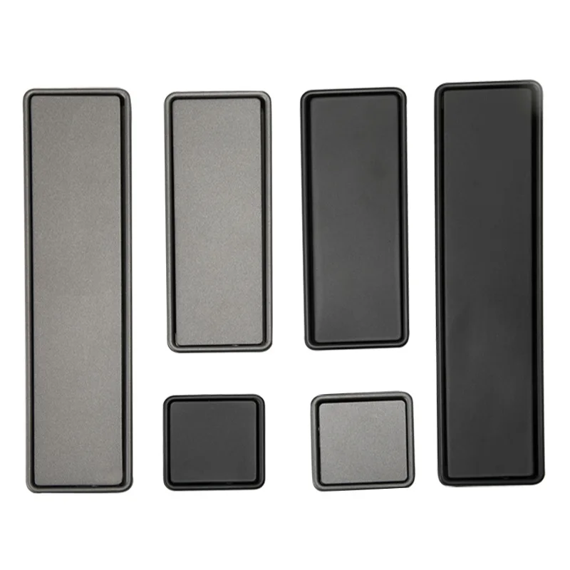 JD татами Скрытая откидная ручка Черный Серый Рифленая ящика Мебельная Пряжка