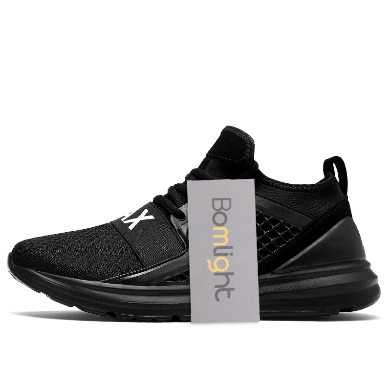 Bomlight Breathable Air Mesh Outdoor Footwear Shoes Men 2018 Spring Autumn Sneakers Walking Chaussure Homme Size 39-48 |