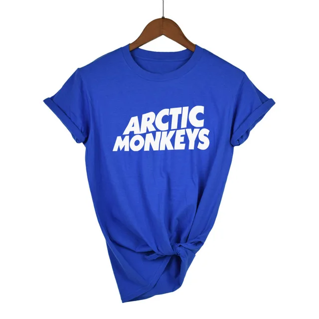 Blue-W Футболка Arctic Monkeys Sound Wave, рок-группа, концертный альбом, высокая футболка, футболка унисекс, больше размеров и Color-A112 - Цвет: Blue-W