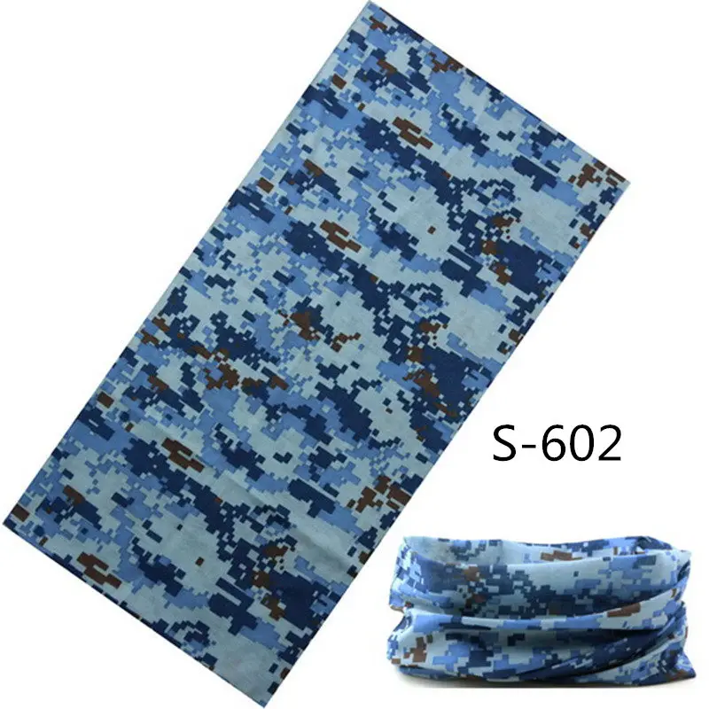 Анти УФ Камуфляж бесшовная Бандана Повязка На голову маска для лица волшебный