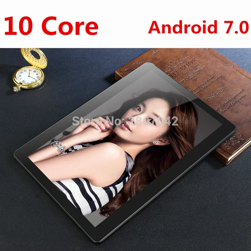LSKDZ 10 1 дюймов 3g 4G планшетный ПК телефонный звонок Две sim карты Android 7 0 1920x1200 Deca Core 128