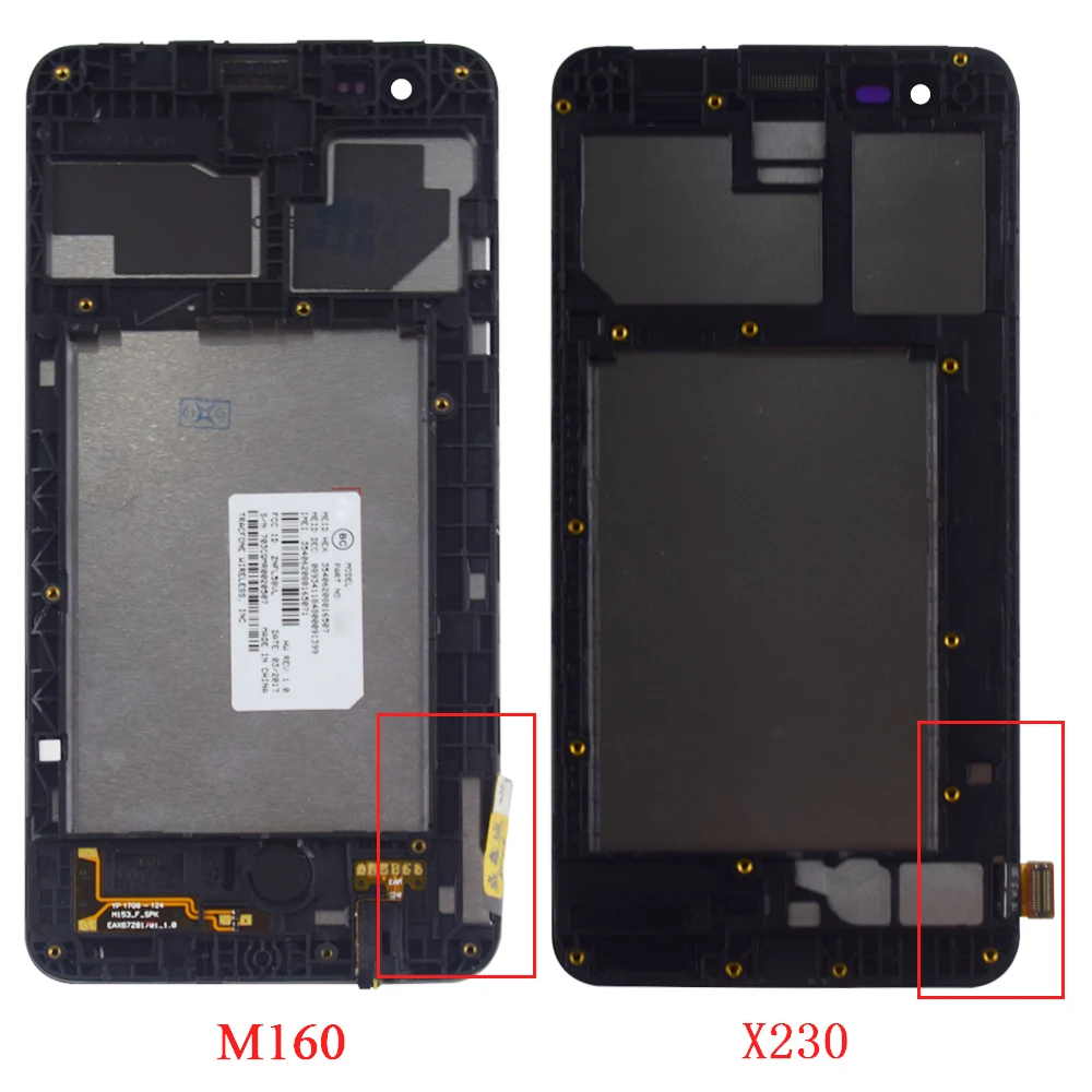 Для LG K4 2017 M160 X230 X230DSF сенсорный экран панель дигитайзер Сенсорная + ЖК дисплей