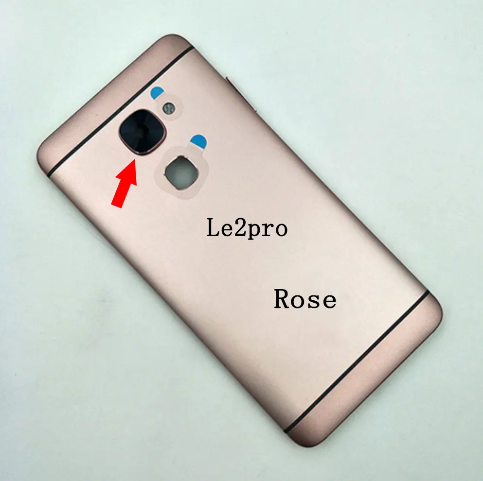 Для letv leEco Le2 le 2X527X520X522X621X620x622X528 задняя Батарея крышка дверца батарейного Корпус чехол сзади Стекло запчасти - Цвет: Gold le2pro