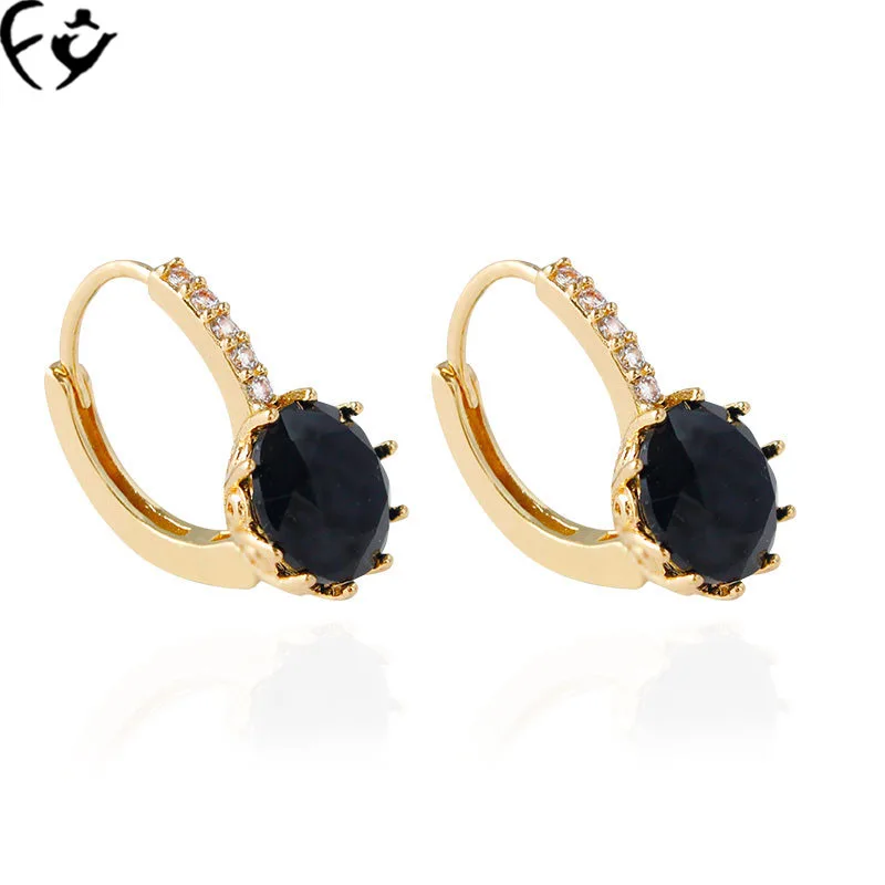 European and American fashion water metal earrings high-grade jewelry FY18113008 | Украшения и аксессуары