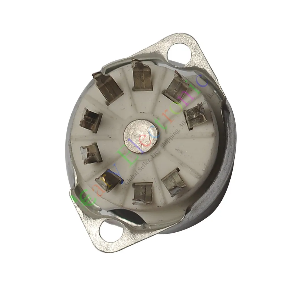 Оптовая и розничная продажа 4 шт. 9 контактный керамический фотоклапан 12AX7 12AU7 6P1 EL84