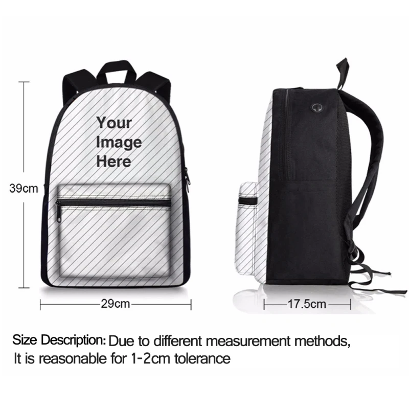 FORUDESIGNS/Школьные сумки с рисунком французского бульдога школьный рюкзак для