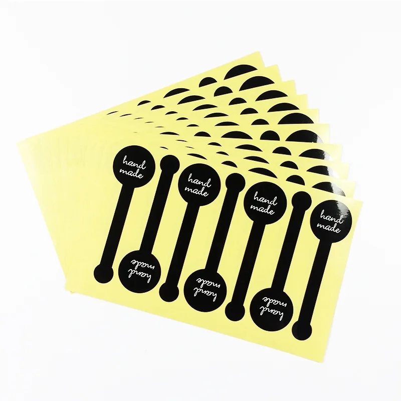 70 шт./лот черные стикеры ручной работы винтажные этикетки наклейки сделай сам