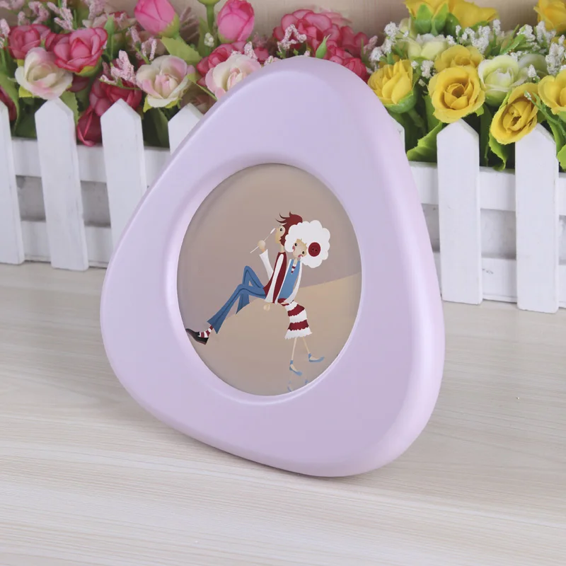 Water Drop 4Inch " 5" " 7 дюймовая деревянная рама стол предметы домашнего интерьера детская маленькая резная Картина Декор дисплей прекрасная детская фоторамка - Цвет: Water Drop 4Inch