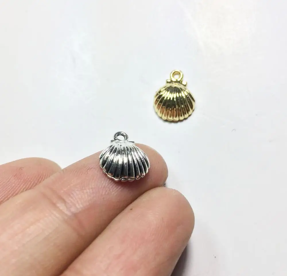 burnished silver Eruifa, 20 шт, 9 мм, хорошее Ожерелье из цинкового сплава с морской раковиной, серьги, браслет, ювелирные изделия, сделай сам, ручная работа, 2 цвета - Окраска металла: burnished silver