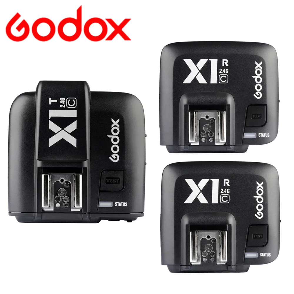 Беспроводной ЖК-передатчик Godox X1C E-TTL II 2 4G HSS 1/8000 s 32 канала триггерный передатчик +