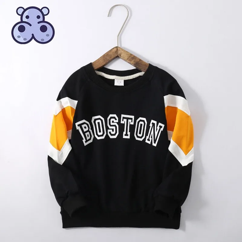 От 2 до 10 лет одежда для детей Корейская длинная футболка малышей спортивные