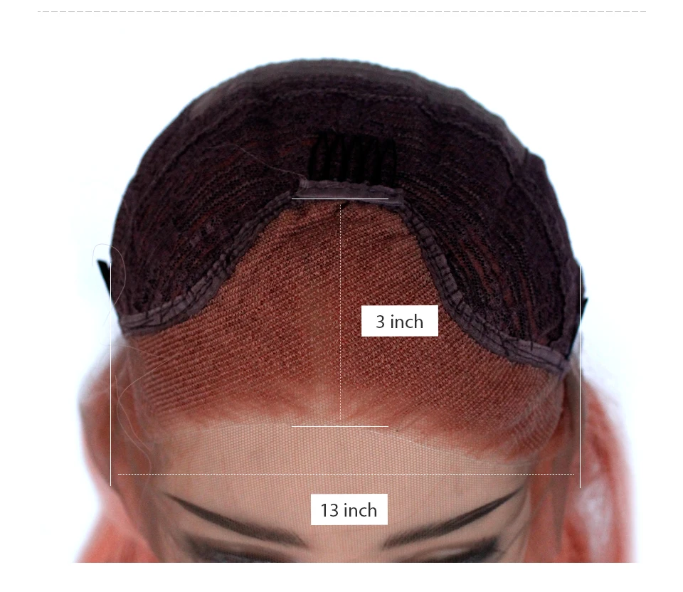 V'NICE 20 26 дюймов вьющиеся кудрявые парики из натурального бесклеевого розового