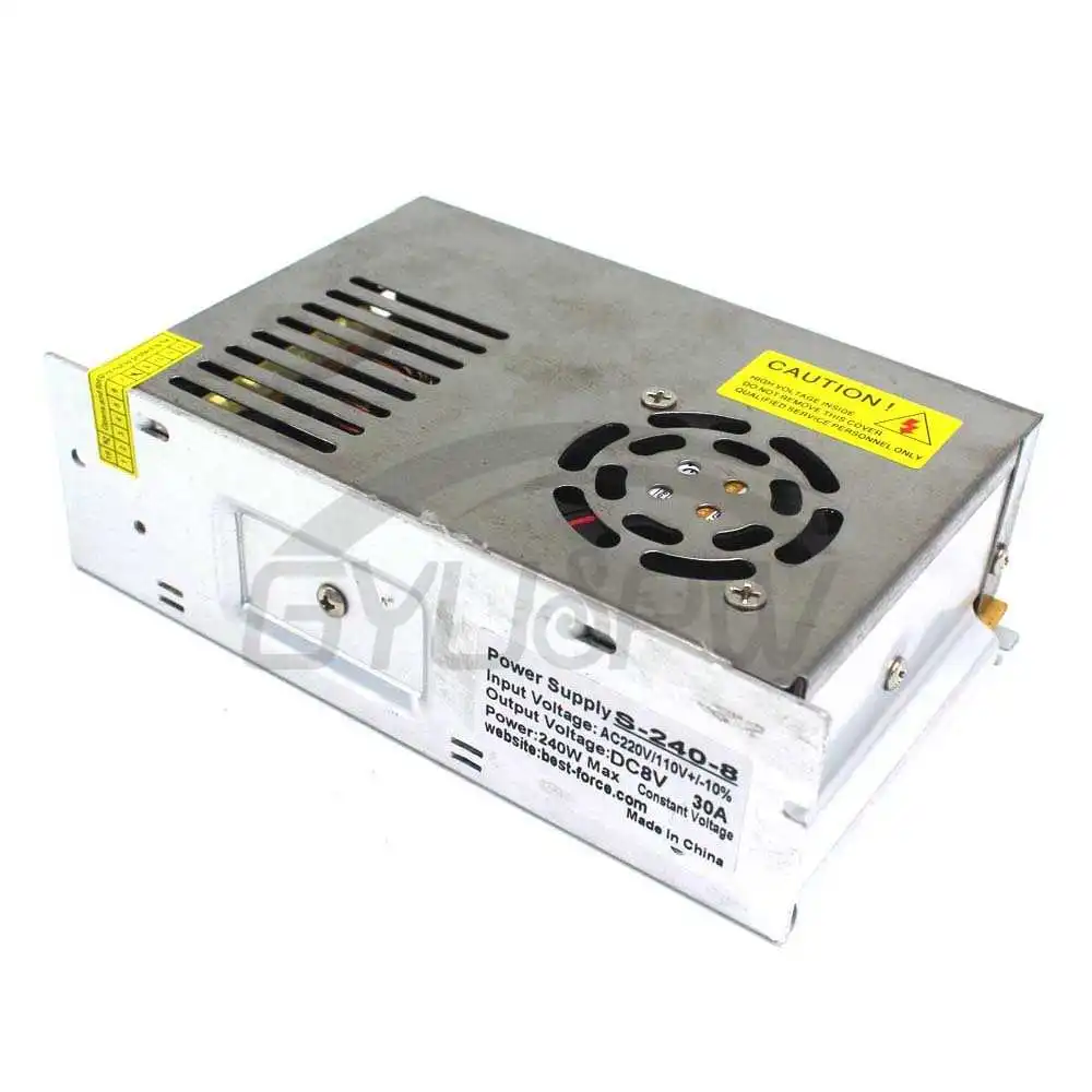 DC8V 30A 240 Вт импульсный источник питания PSU 110В 220В AC-DC SMPS для светодиодной ленты ЧПУ