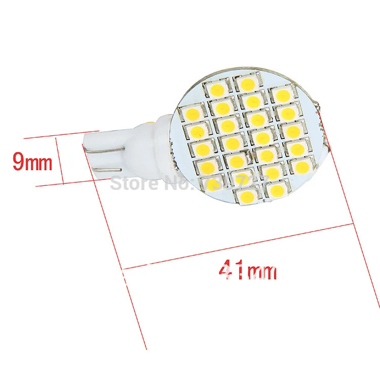 Автомобильная сигнальная лампа POSSBAY 10 шт. 24SMD белая микро-Купольная индексная