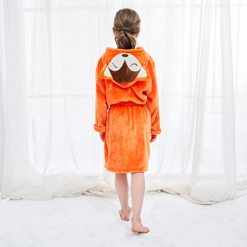 Детское полотенце пляжное детское банное платье животное панда кролик модель