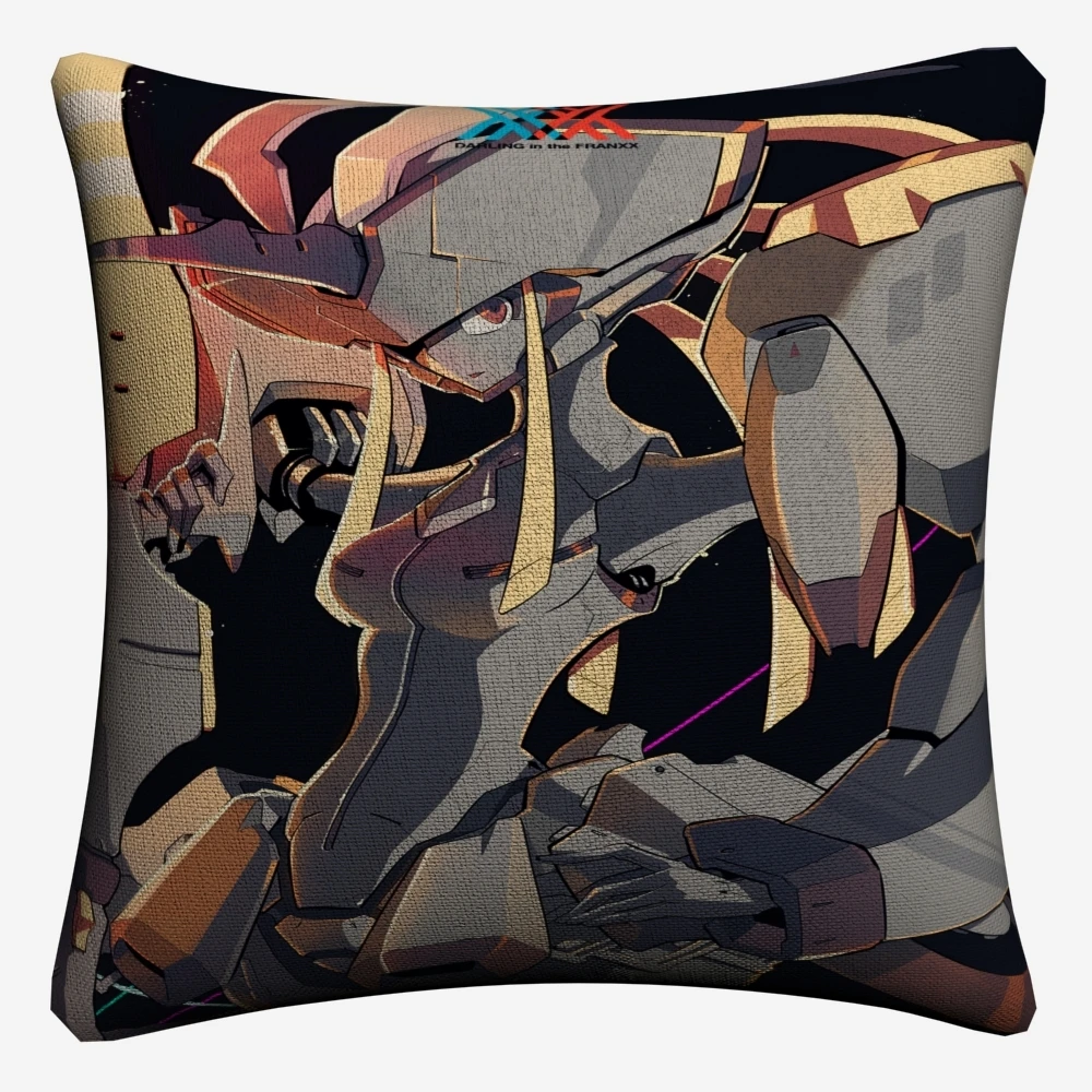Darling в Franxx аниме декоративные льняные наволочки для подушек дивана размером 45*45