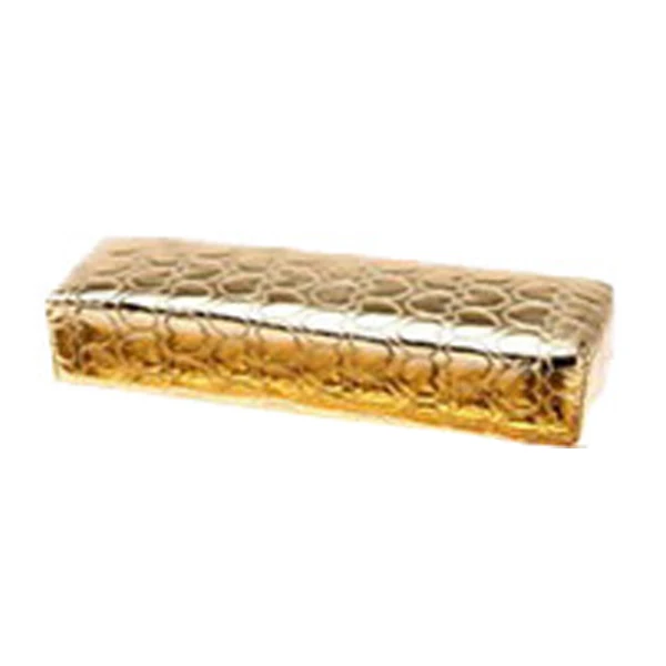 gold Hand pillow Подушка для маникюра, мягкая подушка для рук, подставка для рук, подушка из искусственной кожи, мягкий держатель для маникюра, инструмент для ухода за ногтями, оборудование для лечения - Цвет: gold Hand pillow