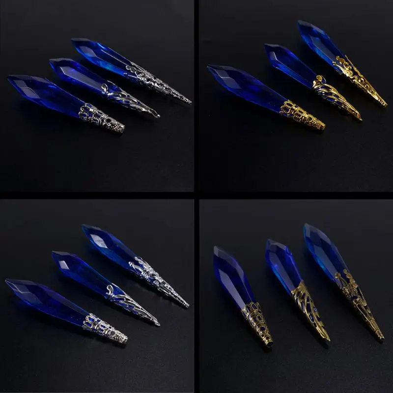 10 шт. искусственная резная смола подвеска-Маятник из хрусталя шапочка для