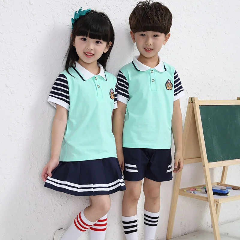 2018 Kindergarten Garden Kids Children's Day Summer Sports Set Primary School Dress | Детская одежда и обувь