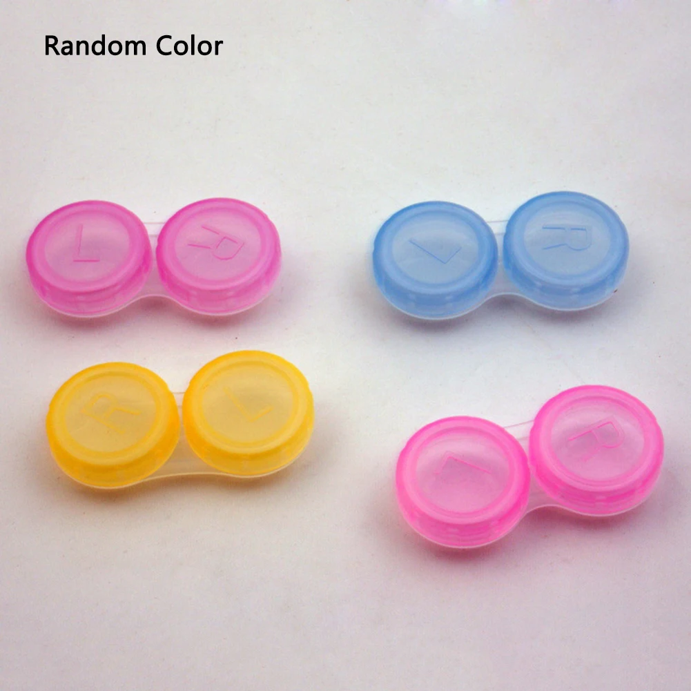 B1 random color Красочный портативный чехол с изображением животных из мультфильмов с зеркалом комплект для ухода за глазами экономичная коробка - Цвет: B1 random color