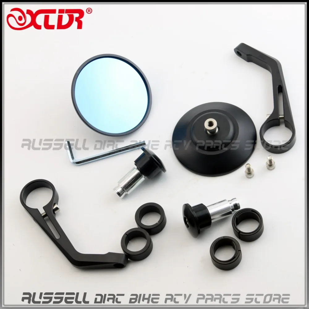 Мотоцикл с ЧПУ 7/8 &quotРучка Бар Конец кафе гонщик Ретро Зеркало заднего вида для Honda