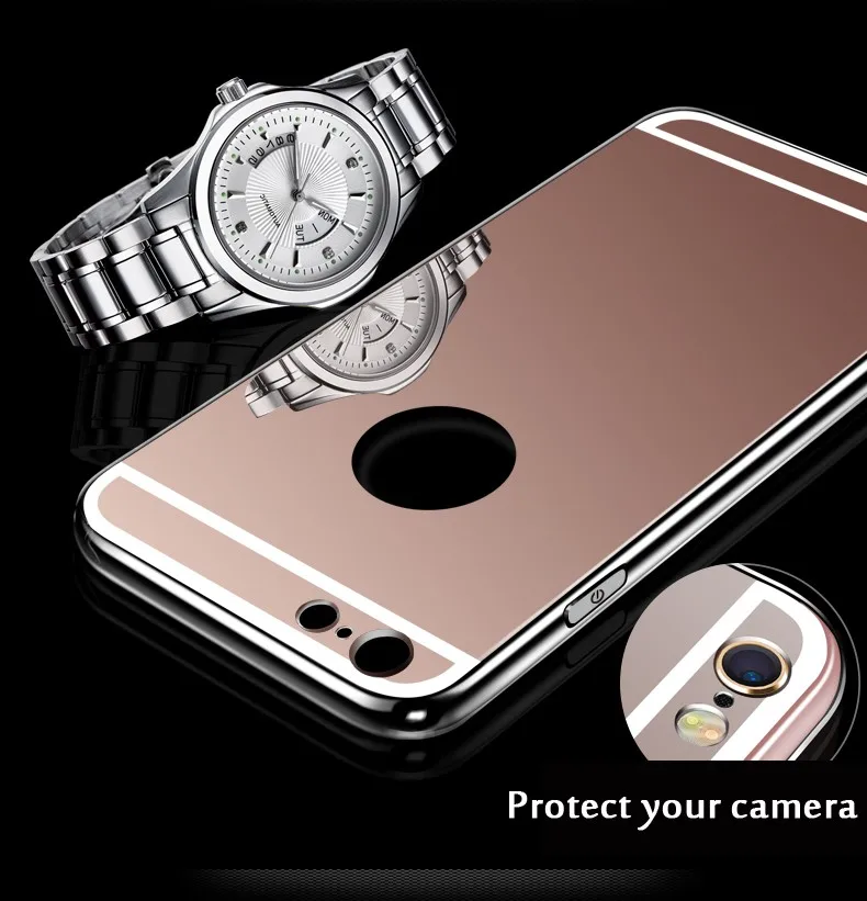 Esamday Роскошные зеркальные гальванические мягкие ТПУ чехлы для X XS MAX XR 7 8 6 6S Plus, Защитные чехлы для iPhone 5 5S SE
