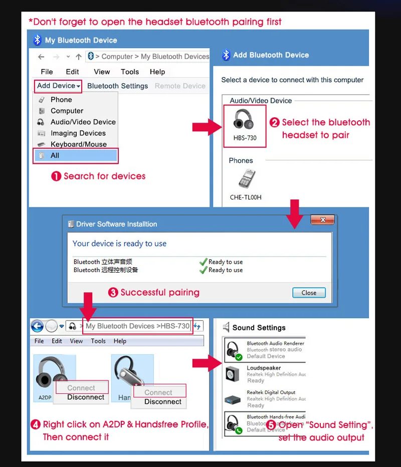 BinFul мини USB Bluetooth адаптер V4.0 CSR двойной режим Bluetooth Dongle 4,0 передатчик для Windows 10, 8, Win 7/Vista/XP 32/64Bit