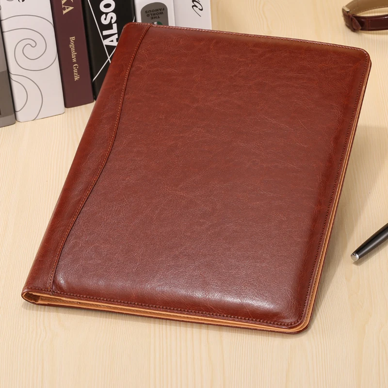 Новый офисный портфель A4 из искусственной кожи папка для документов совещаний