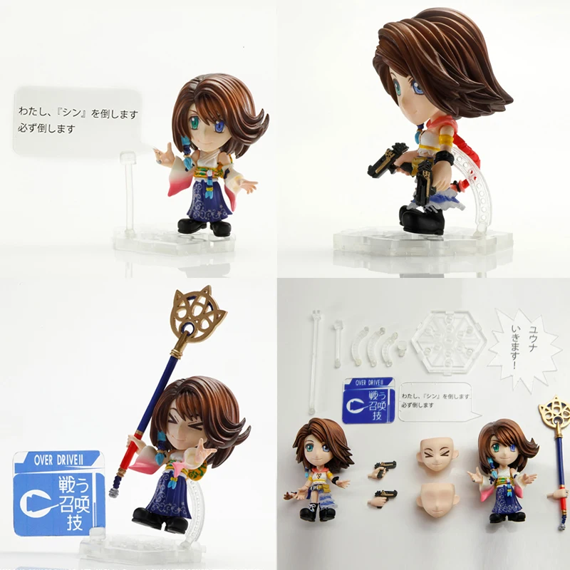 10 видов стилей 10 см оригинальные Ver Final Fantasy игрушки Nendoroid TRADING ARTS KAI Mini Кукла Классическая персональная Коллекционная модель с коробкой